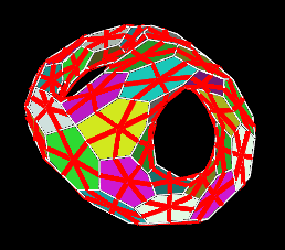 "ab" knot cover with 6 crossing levels
